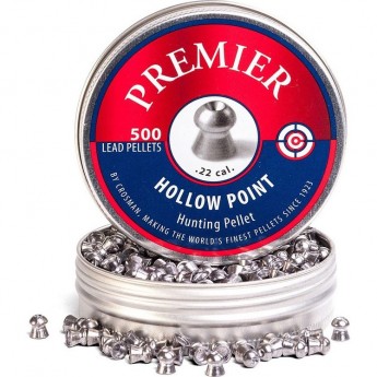 Pellets Crosman Premier Hollow Point Pellets .22 14.3gr 500