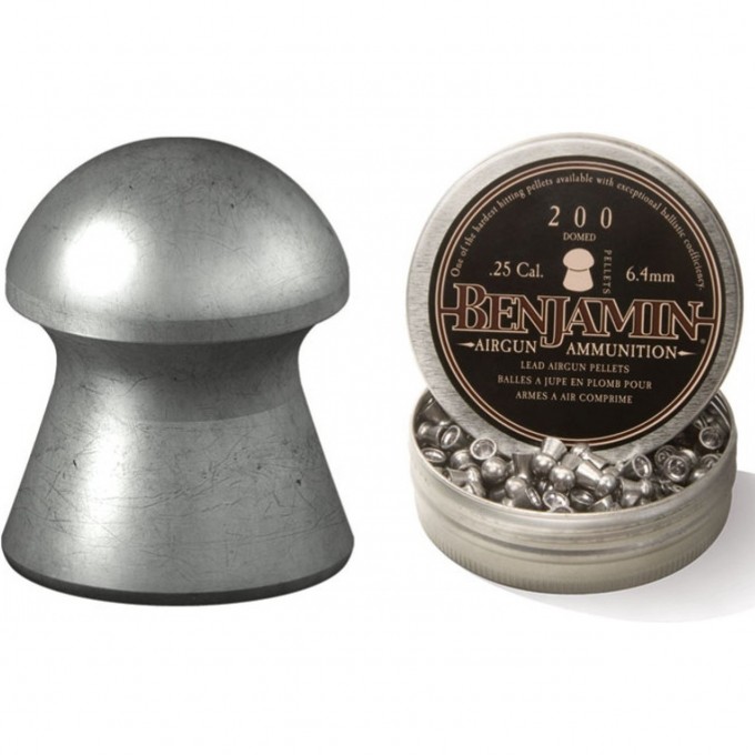 Пневматическая пуля CROSMAN Benjamin Discovery Domed 6,35 мм BD225 Пневматическая пуля CROSMAN Benjamin Discovery Domed 6,35 мм BD225