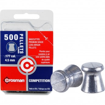 Пневматическая пуля CROSMAN Wadcutter 4,5 мм 7577